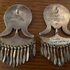Zuni RARE Ellen Quandelacy Sterling Silver Turquoise Hummingbird Pendant With Dangles/ - Image 3