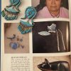Zuni RARE Ellen Quandelacy Sterling Silver Turquoise Hummingbird Pendant With Dangles/ - Image 2