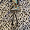 Zuni Amos Pooacha Signed Sterling Silver Comanche Dancer Bolo Tie With Tips - Image 3