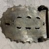 Vintage Zuni Fannie Weebothee Ondelacy Sterling Silver Turquoise Cluster 3 Inch Belt Buckle/ - Image 2