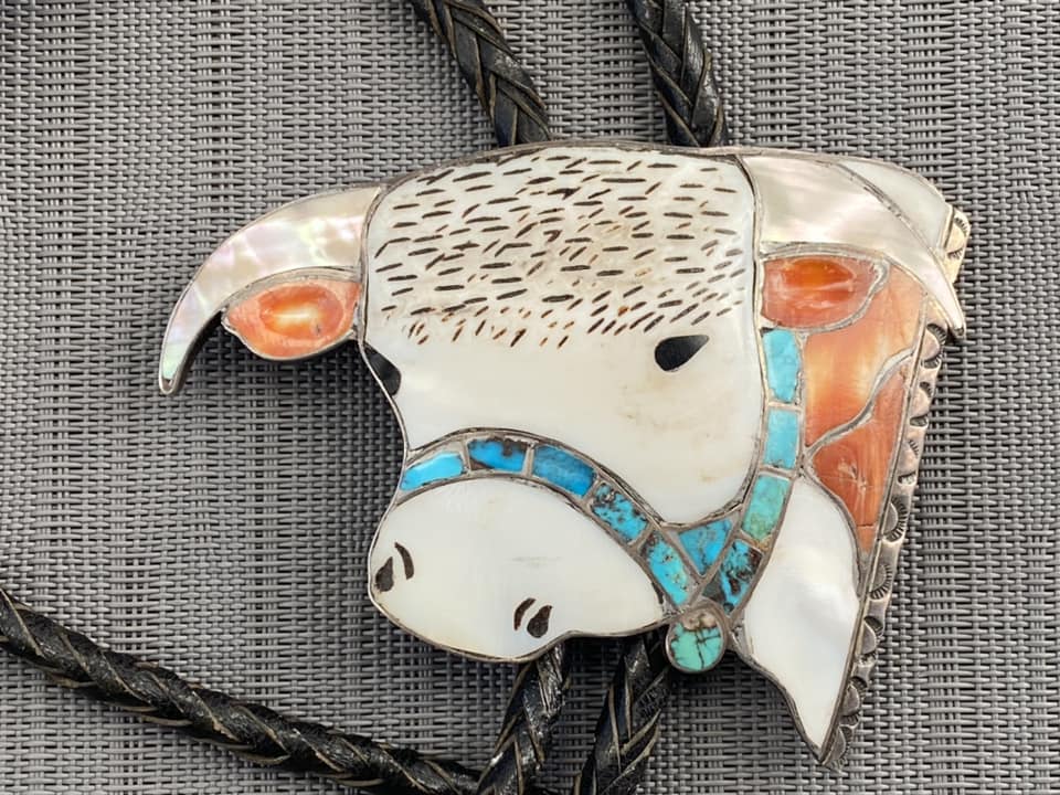 Very Important Vintage Native American Zuni Helen Lincoln Zunie Turquoise Sterling Silver Buckle Very Important Vintage Native American Zuni Helen Lincoln Zunie Turquoise Sterling Silver Buckle