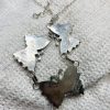Zuni Tamara Pinto Signed Sterling Silver 3 Piece Butterfly Necklace - Image 2