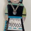 Zuni Joyce Waseta Signed Sterling Silver Opal 6" Olla Maiden Bolo and Matching Tips - Image 9