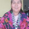 Zuni Joyce Waseta Signed Sterling Silver Opal 6" Olla Maiden Bolo and Matching Tips - Image 2