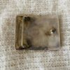 Vintage Exceptional Early Zuni Sterling Silver Expertly Inlaid Rainbowman Belt Buckle/ - Image 2