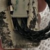 Navajo Rosco Scott Signed Sterling Silver Overlay Bear Bolo Tie With Tips/ - Image 3