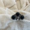 Cherokee Antonio Grant Signed Sterling Silver Black Onyx Adjustable Ring/ - Image 2