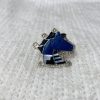 Zuni Eldred Martinez Signed Lapis Lazuli Sterling Silver Zuni Horse Pony Size 6 Ring/