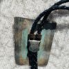 Zuni Vintage Dennis Edaakie Signed 1960s C-31 Sterling Silver Tortoise Shell Elaborate Bird Bolo Tie/ - Image 3